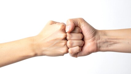 拳同士をぶつけるフィストバンプのイメージ