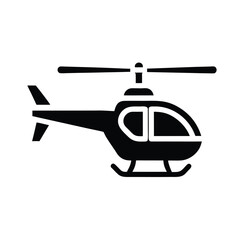 Obraz premium Helicopter Icon Vector Illustration