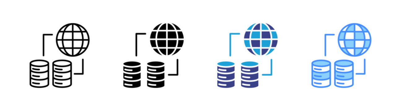 Hosting icon set multiple style collection