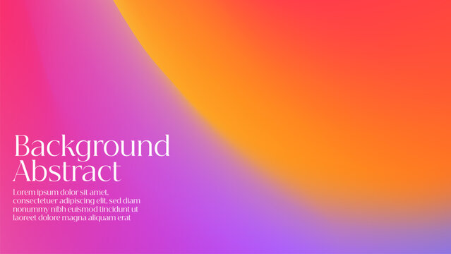 Vibrant Sunset Mesh Gradient Background with Warm Pink and Orange Fluid Transitions