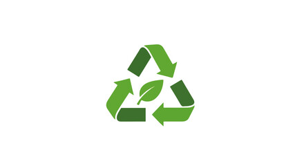 Obraz premium Recycle Nature Logo Vector – Eco Friendly Recycling and Sustainability Symbol Design