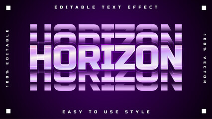 Horizon Editable 3D Text Effect with Gradient Shadows and Geometric Repetition