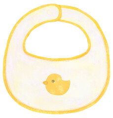 ひよこのスタイのイラスト ベビーグッズ