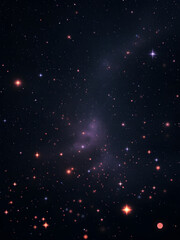 Fototapeta premium Deep space nebula with scattered stars