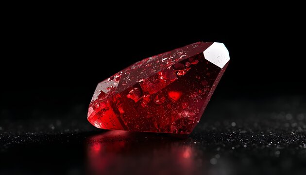 Red Ruby Gemstone Crystal
