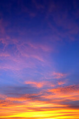 Fototapeta premium Evening Sky Background