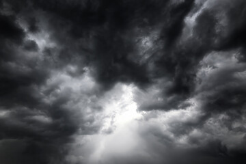 Fototapeta premium Dramatic Storm Clouds Background