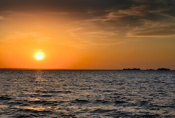 Fototapeta premium Evening Seaside Landscape