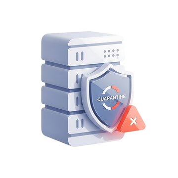 Secure Server with Quarantine Shield Protection.