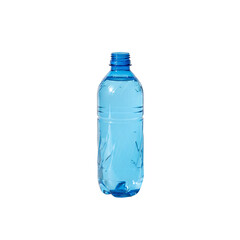 Fototapeta premium Clear plastic bottle filled with fresh mineral water