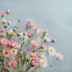 Soft Cosmos Oil Painting for Art Magazine