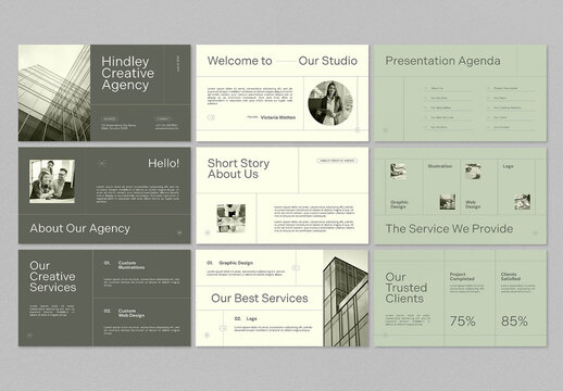 Green Classic Creative Business Agency Presentation