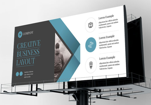 Creative Business Billboard Banner Layout