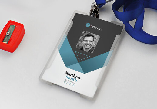 Creative Business Office Id Card Layout