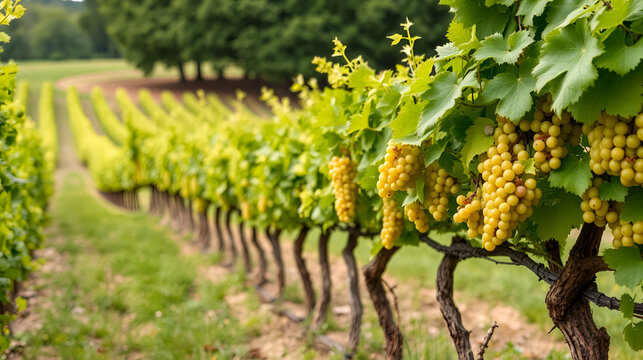Denbies vineyard, Dorking, Surrey, England, UK