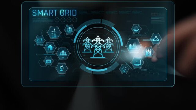 Smart grid system integrating renewable energy sources, energy storage, smart inverters, and demand response for efficient, decentralized, and modern power distribution Marrow