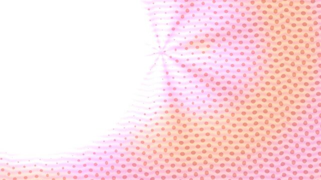 Pink halftone dots pattern background.