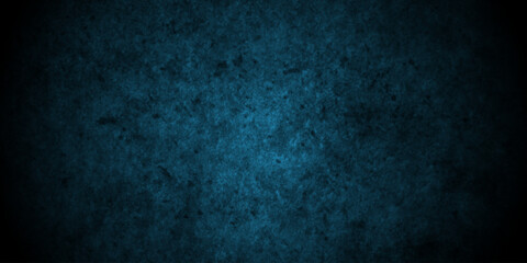 Dark Blue wall grunge backdrop texture, watercolor painted mottled blue background, bright ink watercolor textures black paper background.
