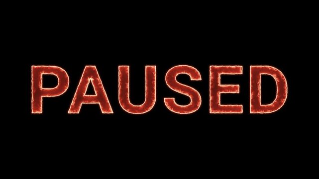 Oracle Text Glowing Neon Reveal Animation Orange Isolated On Black Background