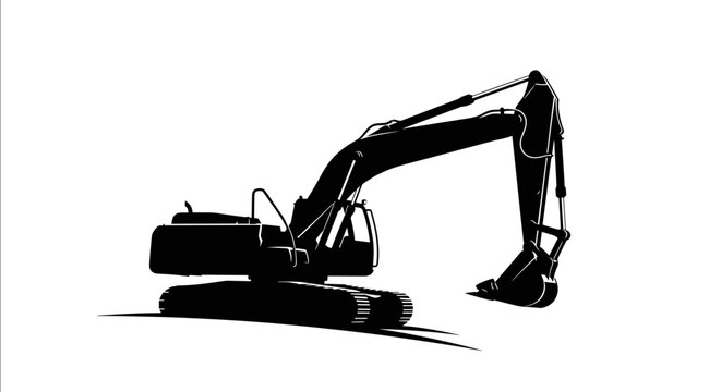 Excavator Machine Heavy Equipment Construction.