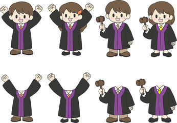 판사_검사_법조인_어린이_합성