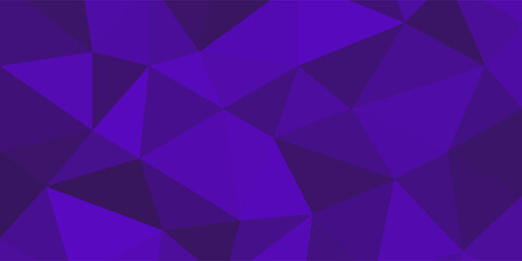 Obraz premium Abstract polygon triangle in purple vector gradient backgrounds