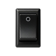 Black rocker switch with indicator light