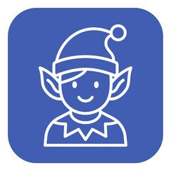 Obraz premium Elf Vector Icon