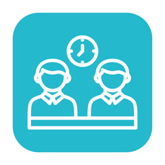 Fototapeta premium Coworking Space Vector Icon