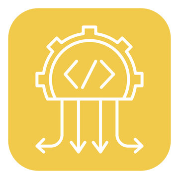 Multithreading Vector Icon