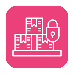 Package Security Vector Icon