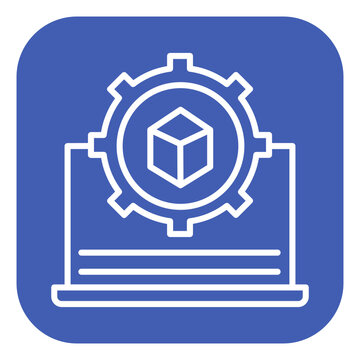 Virtual Machine Vector Icon