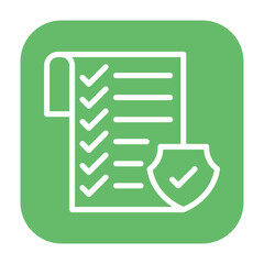 Fototapeta premium Compliance Shield Vector Icon