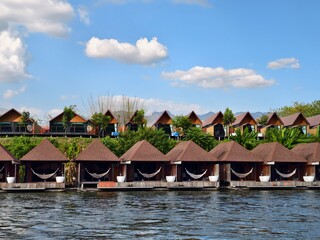 Fototapeta premium tropical beach with tropical island