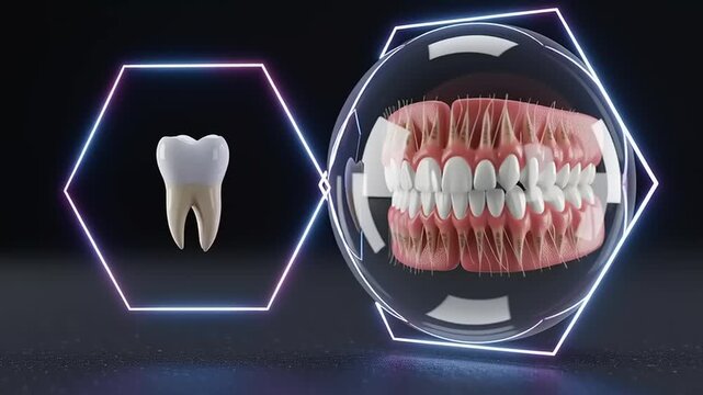 Dental Health and Tooth Anatomy Visualization.