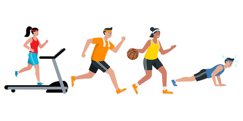 Sport Activity Illustration