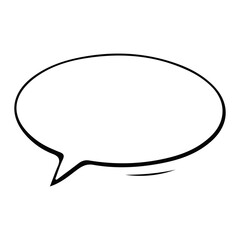 Blank Speech Bubble Outline