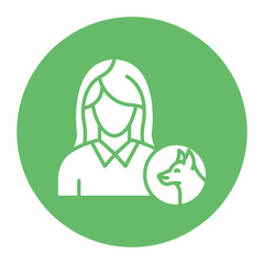 Animal Handler Female Icon