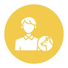 Animal Handler Male Icon