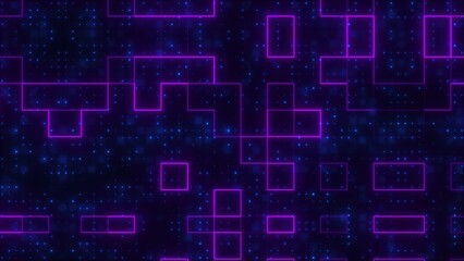 Fototapeta premium Digital lines and dots