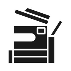Obraz premium Office Copier Machine Icon