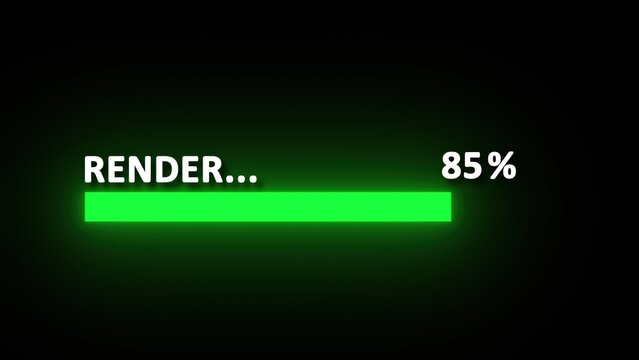 Render progress bar