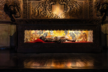 Naklejka premium Interior of the Saint Alexander Church, Igreja Santo Alexandre in Belem City in North of Brazil