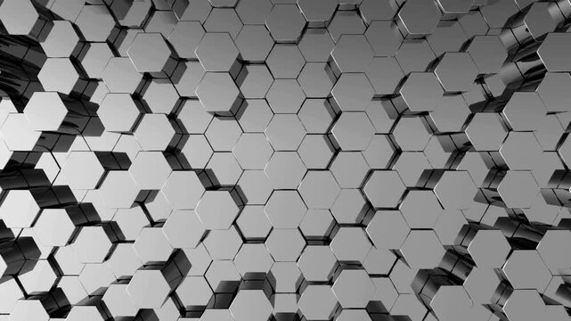 4k Abstract luxury black grey gradient background. Futuristic triangles golden isometric grid. Carbon with gold metallic stripes.
