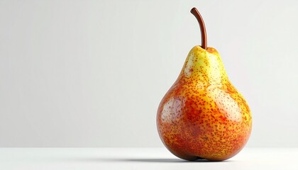 Elegant Pear Still Life - A Study in Color and Form.