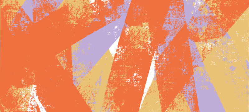 Hand drawn grunge background. Overlapping ink roller stripes with worn xerox texture and dusty noise.