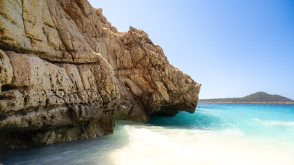 Fototapeta premium rocky coast of the Kaputash Beach