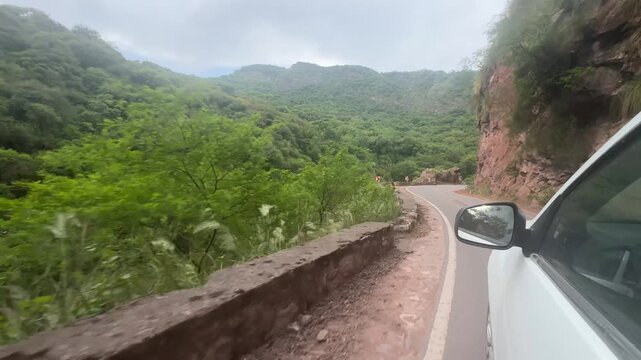 Red mountains in Salta are primarily found in the Quebrada de las Conchas (Shells Gorge) along Route 68, between Salta and Cafayat