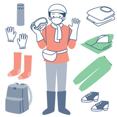 災害ボランティアの持ち物