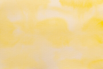 黄色の水彩絵の具でボカシながら描いた抽象的なテクスチャ02